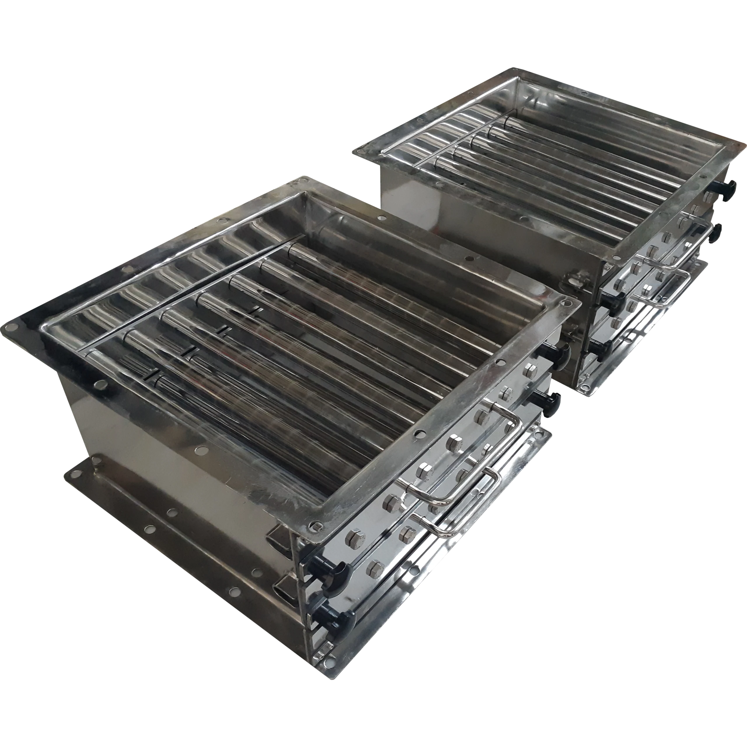 Drawer magnet with easy-clean bars