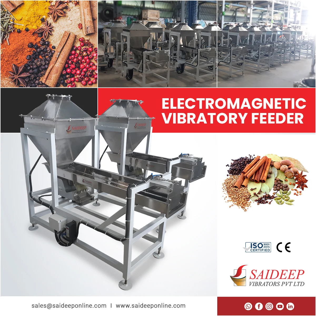 LD series electromagnetic vibrating feeder
