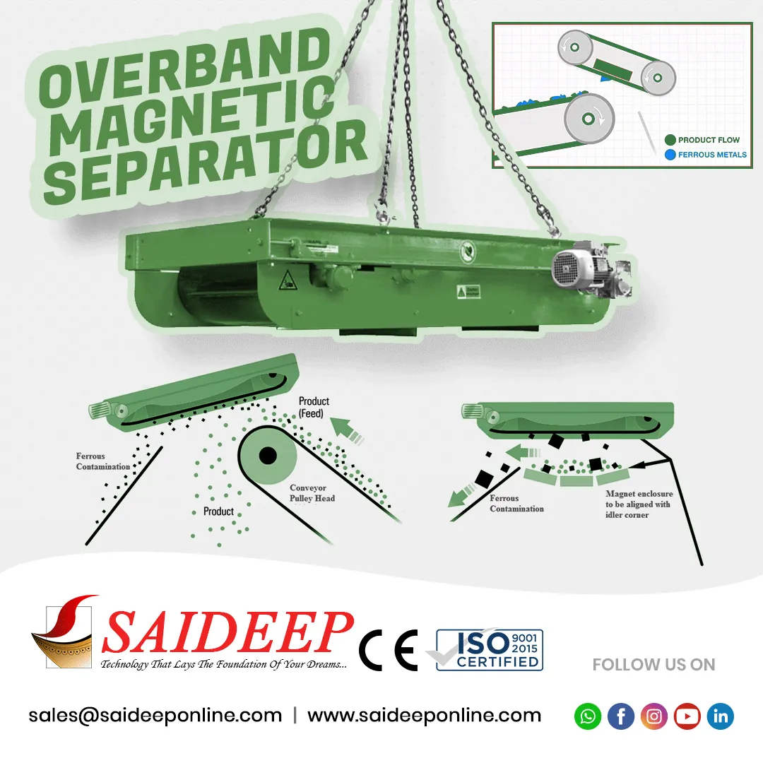 Saideep overband magnetic separator