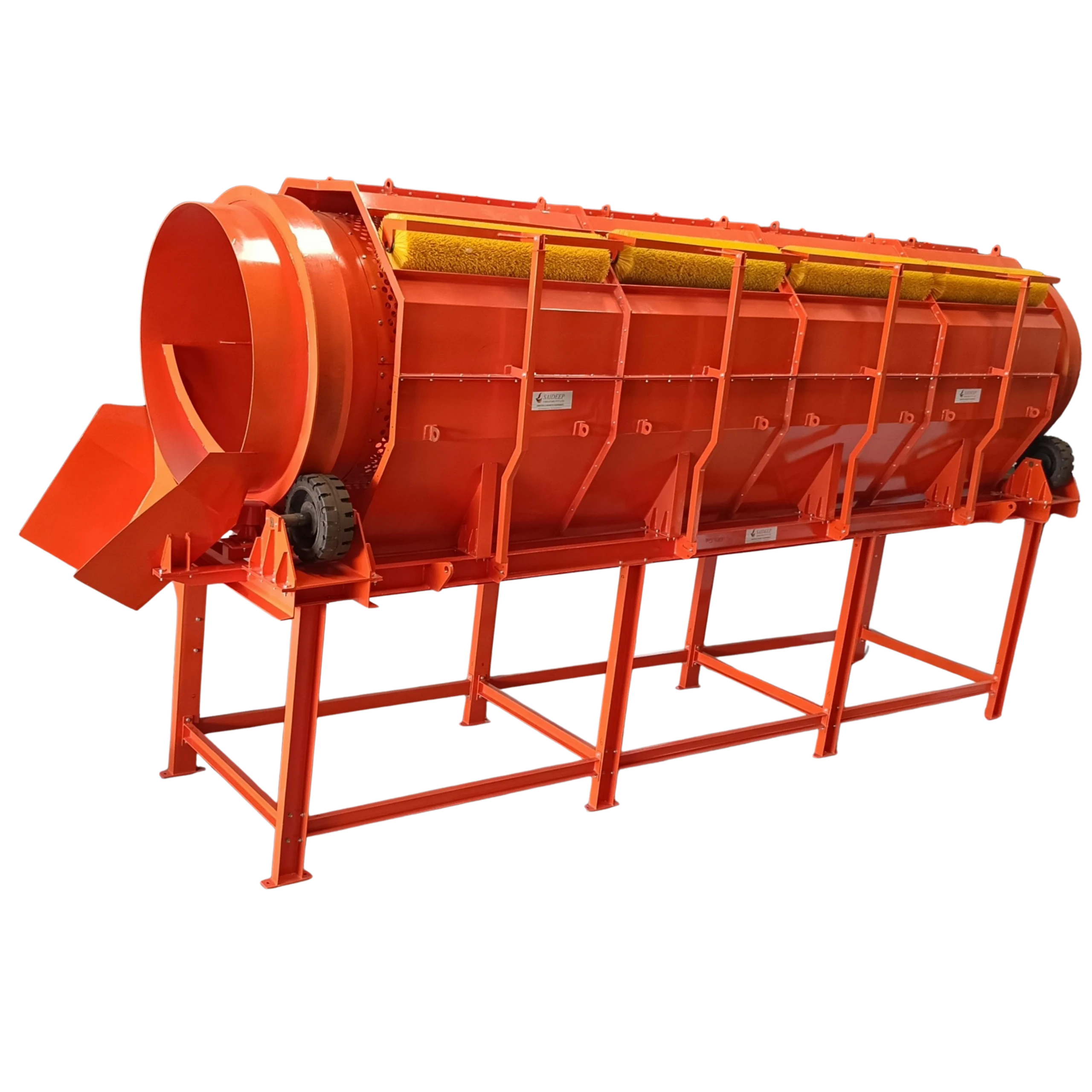 Rotary trommel screen drum