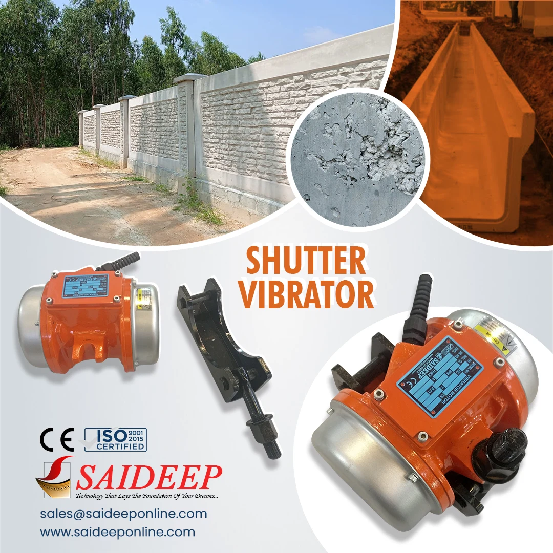 Cradle type shutter vibrator